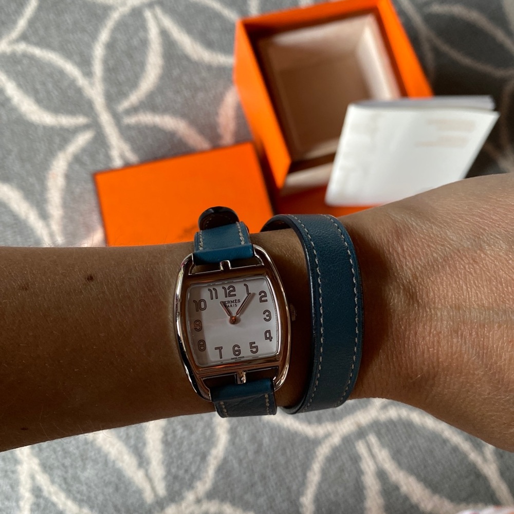 Herms Cape Cod Double Wrap Watch - image 1